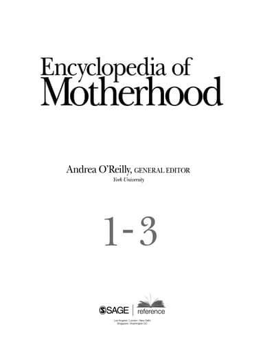 Encyclopedia of Motherhood